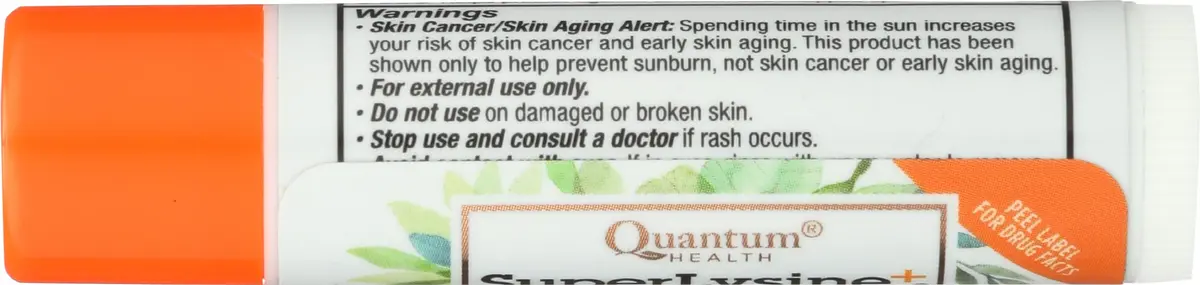 Quantum Super Lysine+ Coldstick Tangerine Flavored Lip Balm SPF 21 | Moisturizes & Protects Lips 5 Gm - view 5