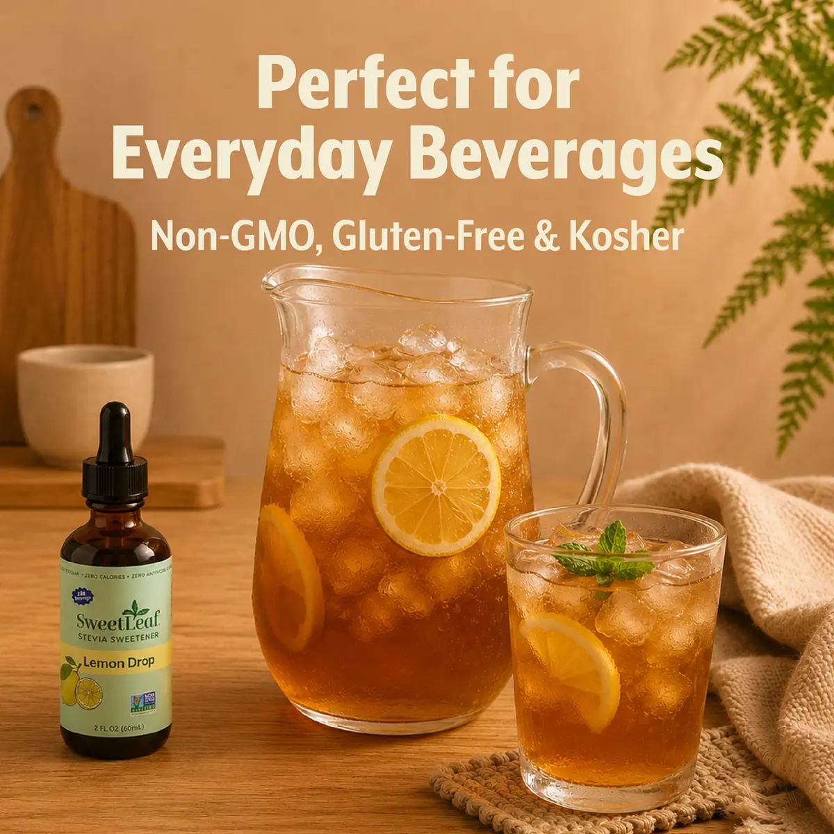 SweetLeaf Stevia Drops Liquid Sweetener, Lemon Drop - 2 Fl Oz | Zero Calorie, Natural Flavor, Keto Friendly - view 7
