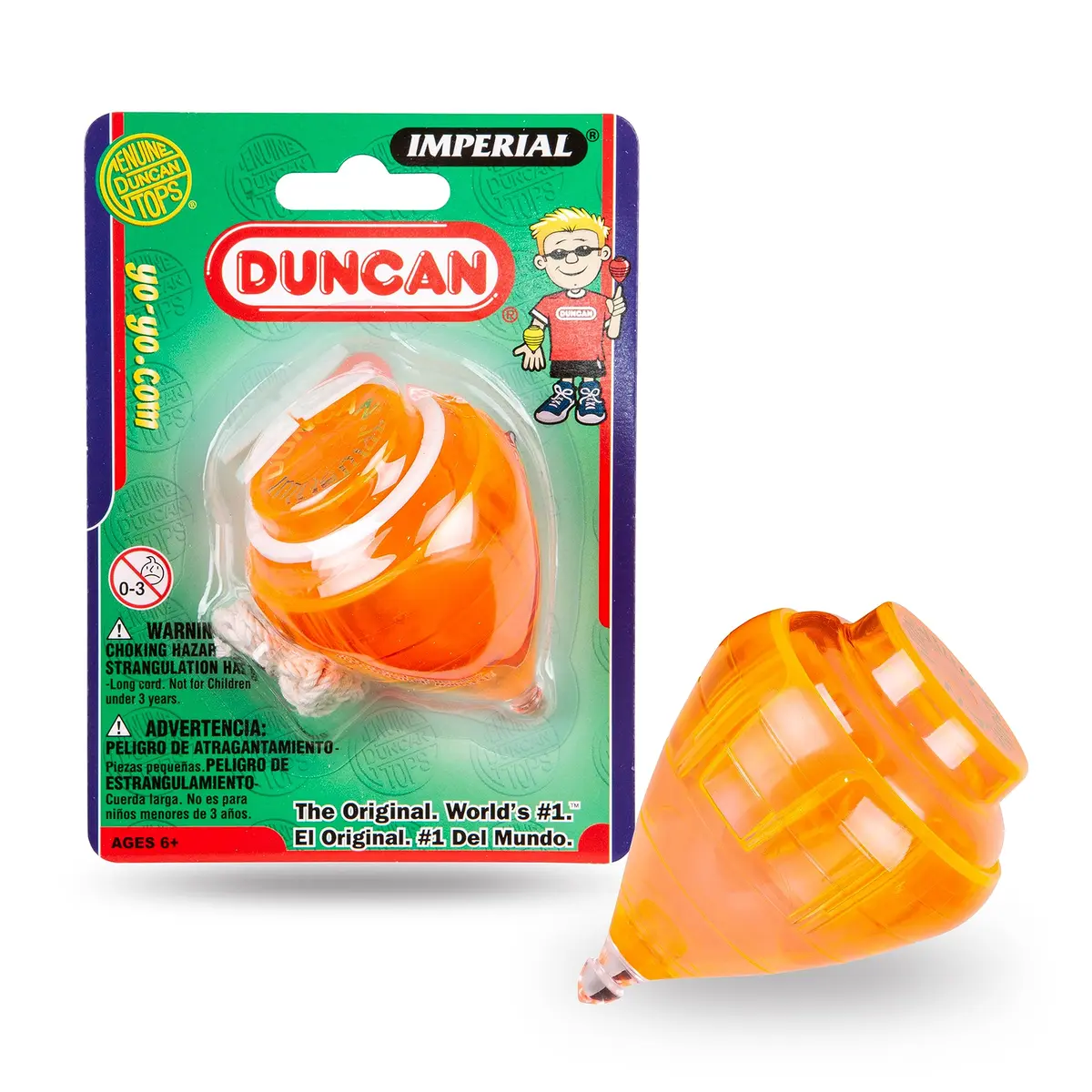 Duncan Imperial Spin Top - Mystery Color Small | Beginner-Friendly Toy with No-Mar Tip & Easy Storage - main product image