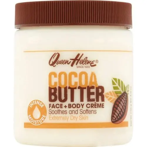 Queen Helene Cocoa Butter Face & Body Cream – Extra Rich Moisturizer for Dry Skin | 4.8 oz Jar (Pack of 6) - main product image