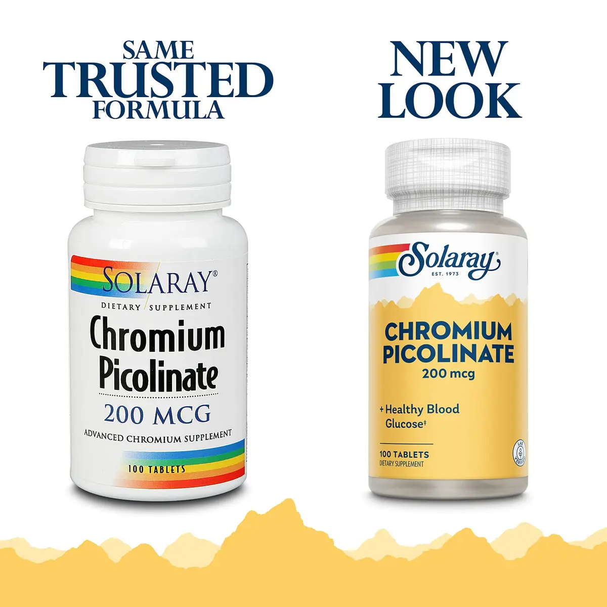 Solaray Chromium Picolinate 200mcg | 100ct | Supports Carbohydrate Metabolism - view 2
