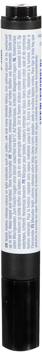 edding Textile Marker Black 1 Pen 2-3mm | Wash-Resistant Fabric Marker for Drawing & Decorating - view 4