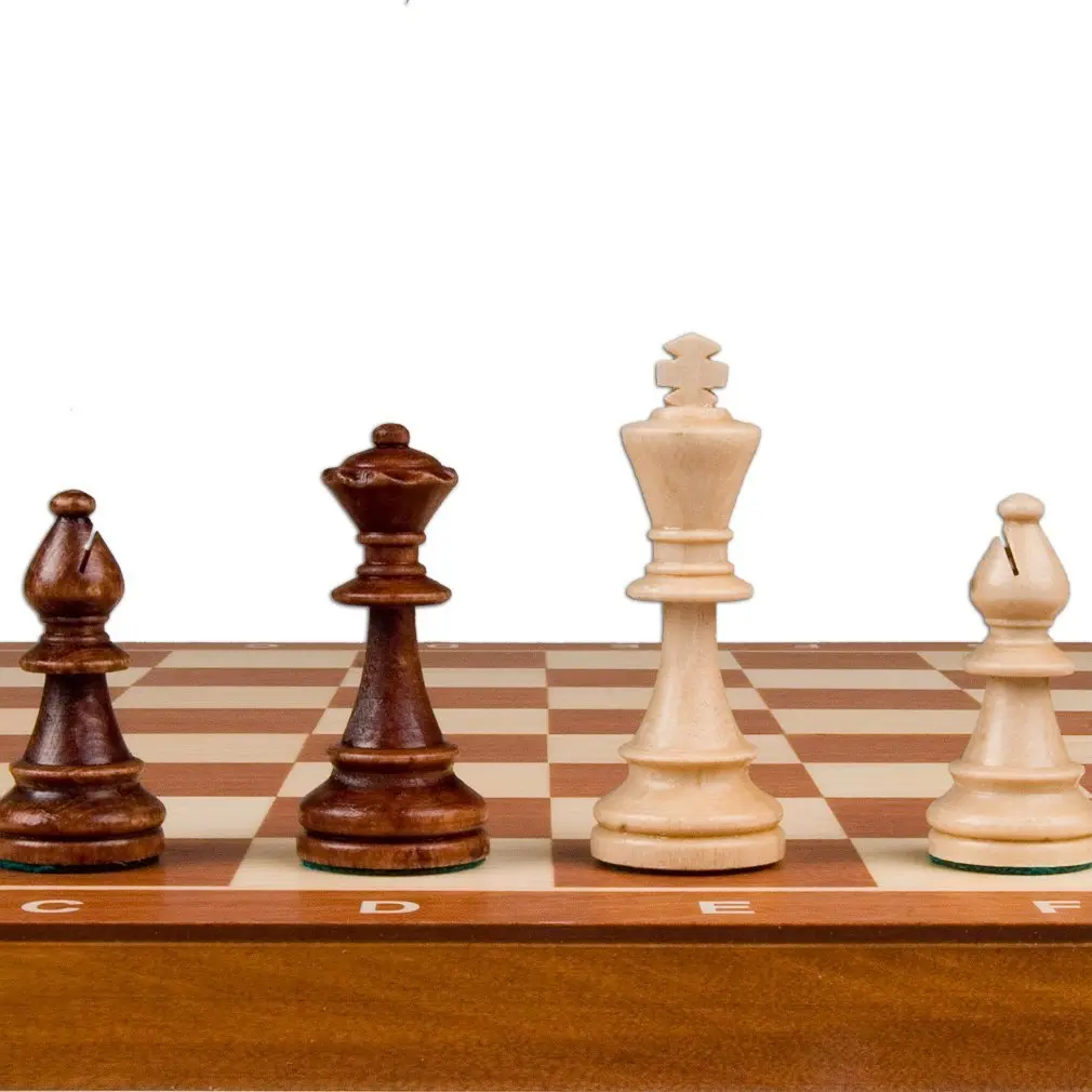 Wegiel Handmade European Professional Tournament Chess Set 52cm x 52cm (21" x 21") | Crafted in Poland from Farm-Grown Wood - view 2
