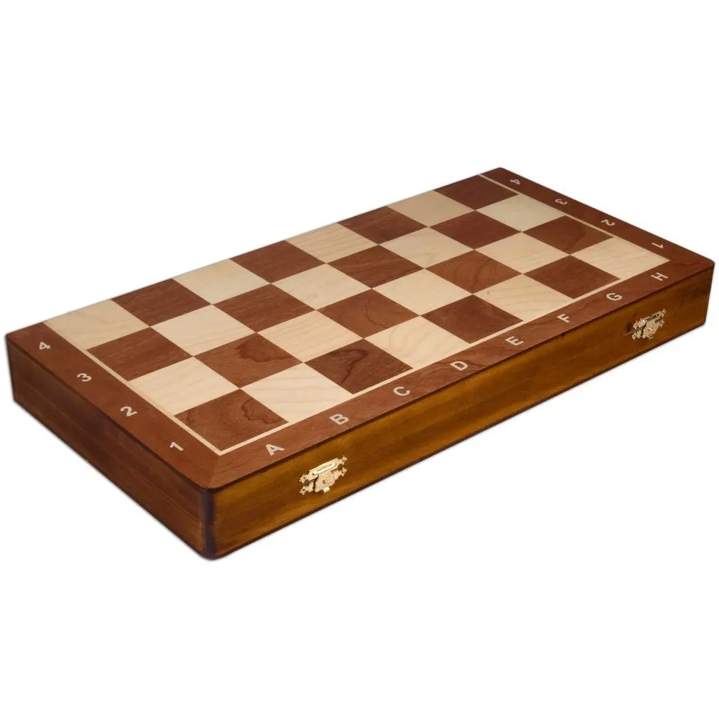 Wegiel Handmade European Professional Tournament Chess Set 52cm x 52cm (21" x 21") | Crafted in Poland from Farm-Grown Wood - view 4