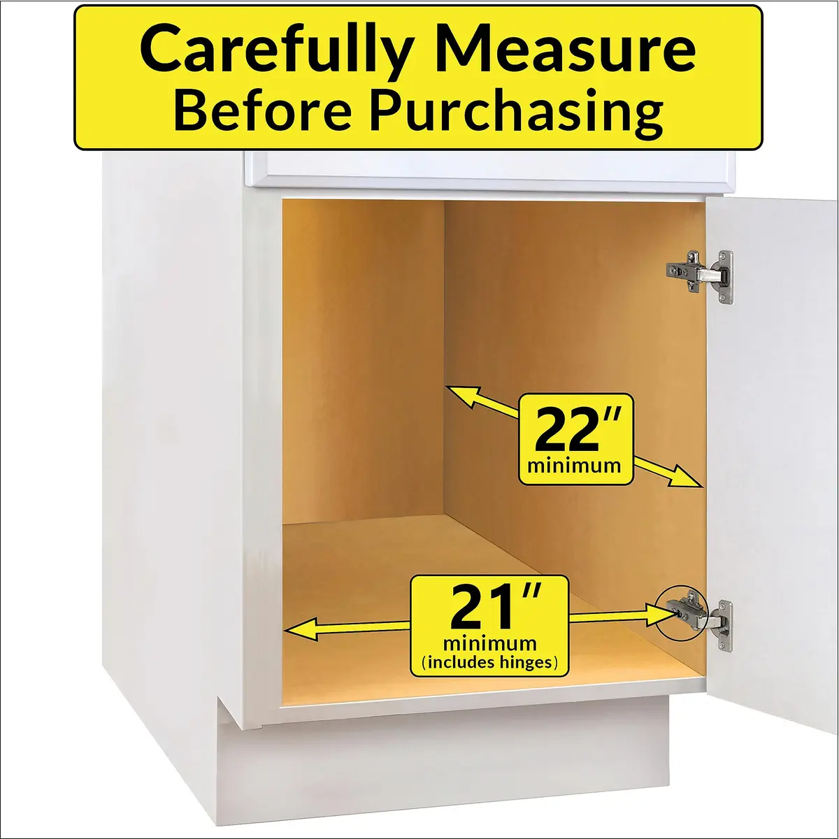 LYNK PROFESSIONAL Pull Out Cabinet Organizer, Kitchen Slide Out Drawer | Heavy-Duty Chrome Storage - view 4
