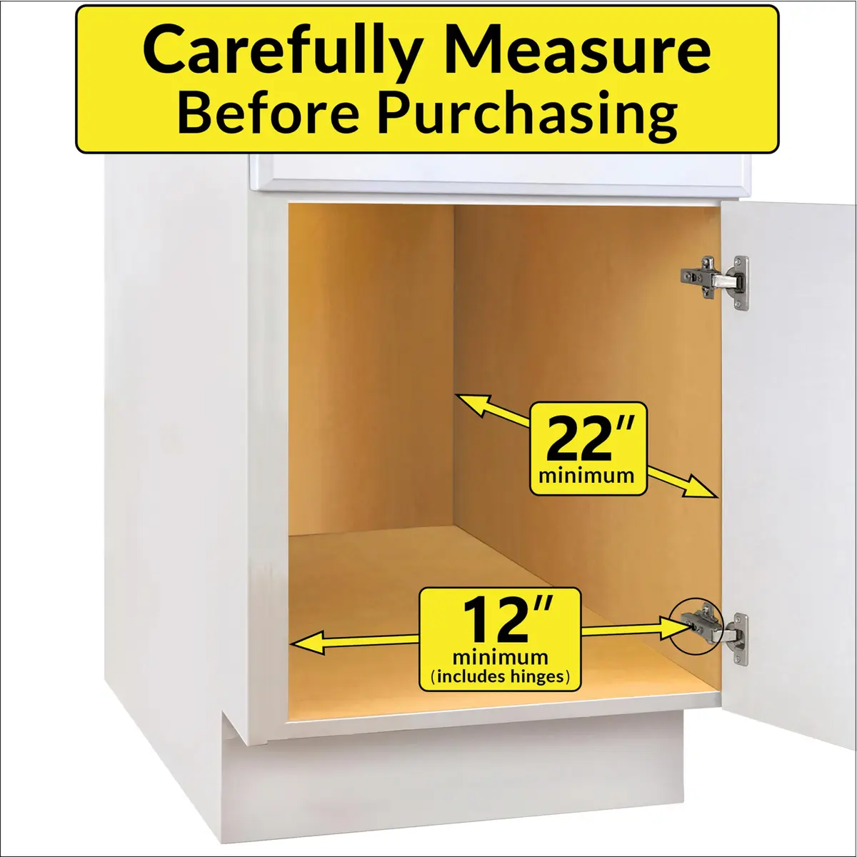 LYNK PROFESSIONAL Pull Out Cabinet Organizer 11" W x 21" D Chrome | Heavy-Duty Kitchen Drawer - view 4