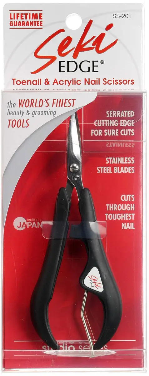 Seki EDGE Acrylic Nail Scissors SS-201, 1 Count (Pack of 1) | Precision Cutting for Acrylics - view 4