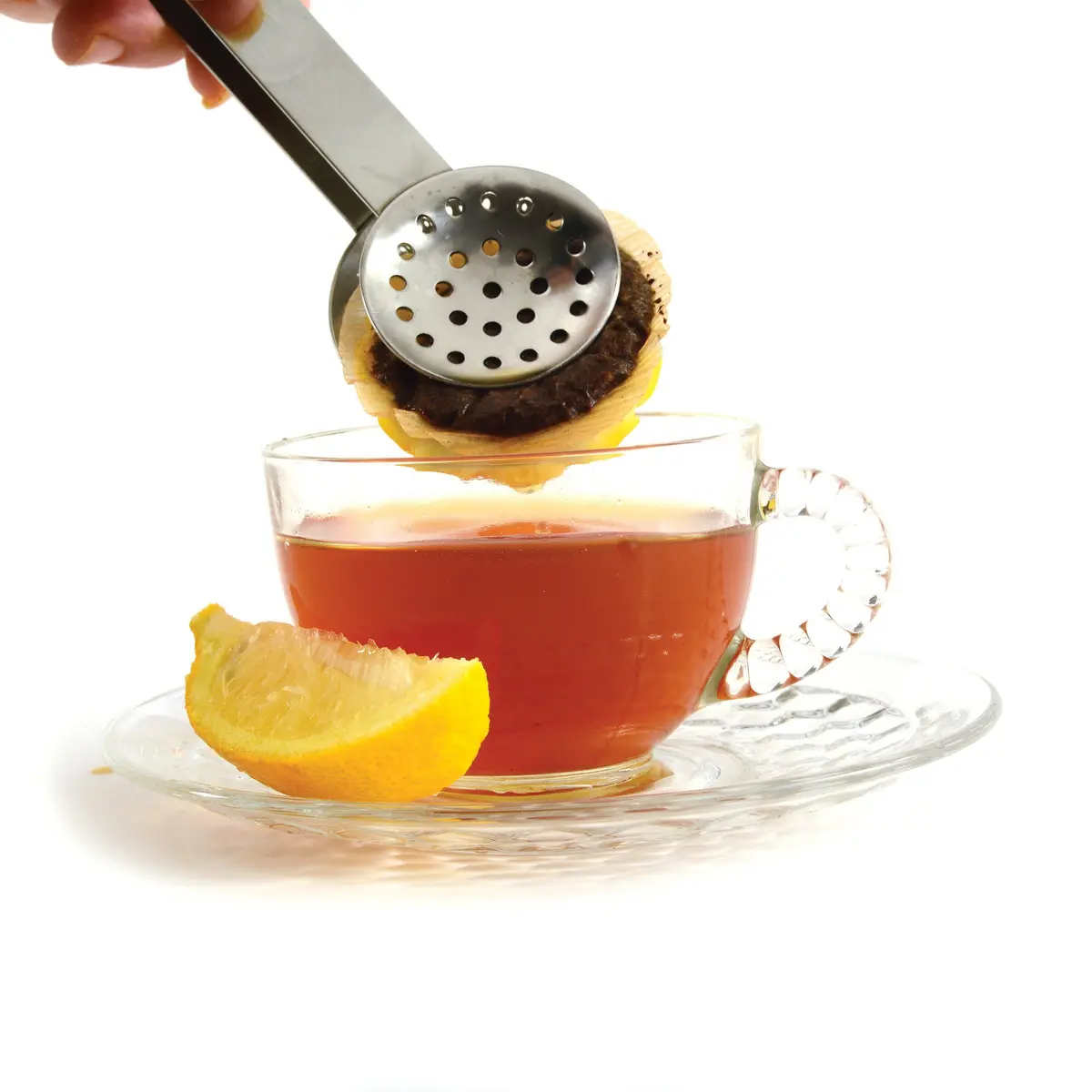 Norpro Stainless Steel Round Tea Bag Squeezer | 16cm, No Drips, No Mess - view 2