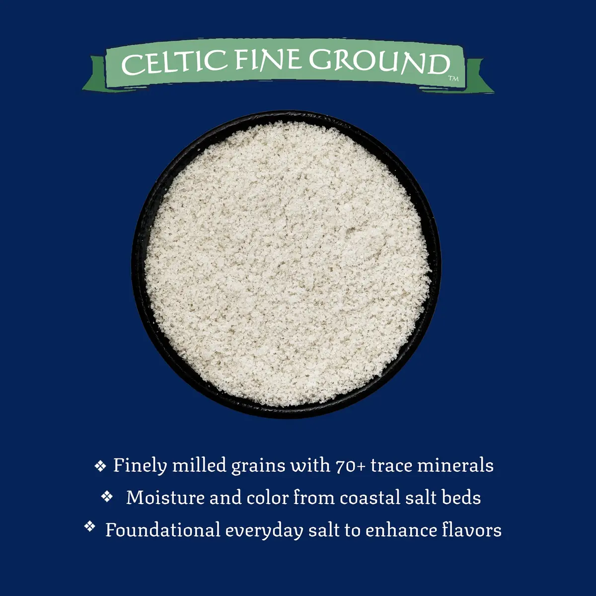 Celtic Sea Salt Fine Ground, Unrefined Mineral Salt for Cooking, 8 oz | Natural minerals, balanced flavor, premium quality - view 3
