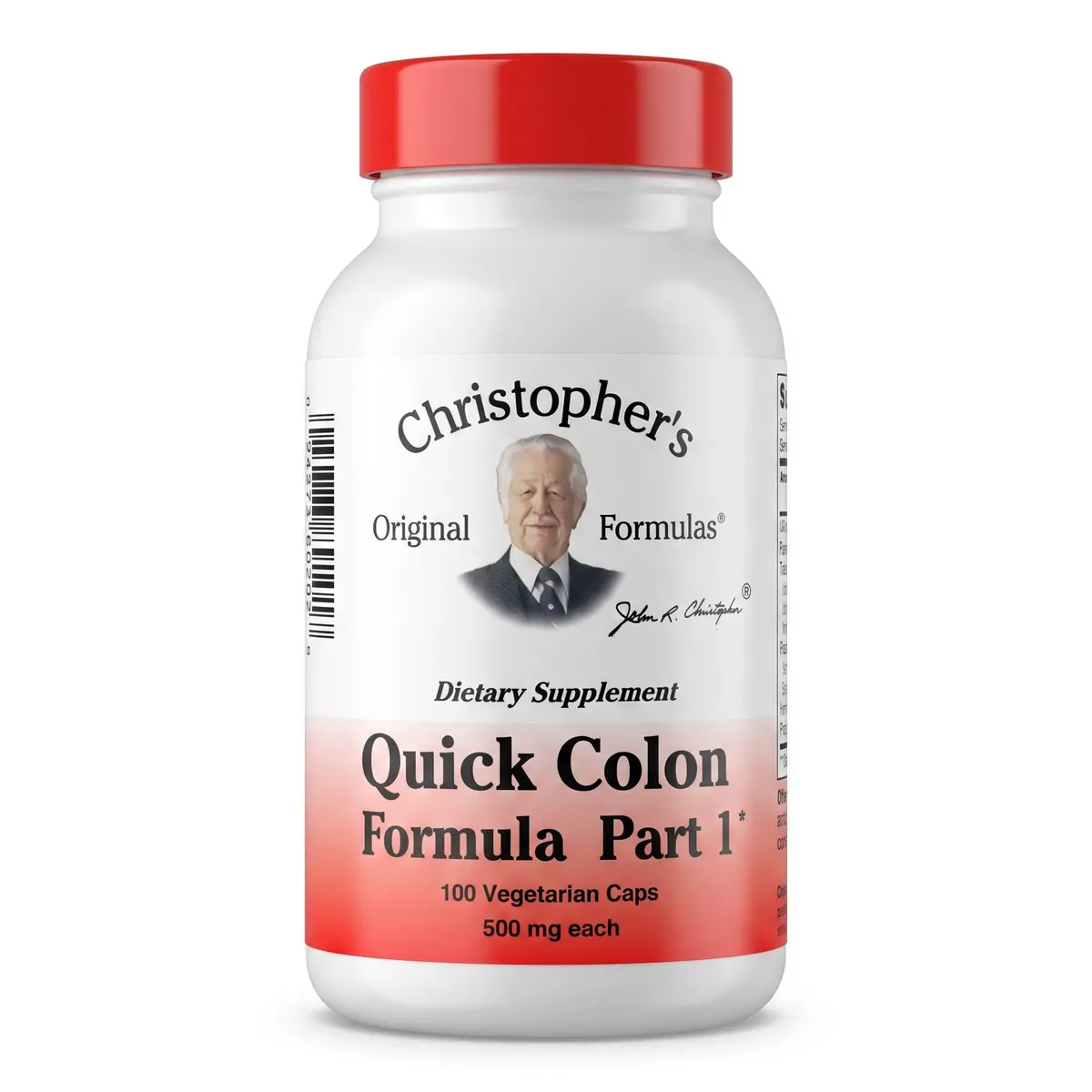 Christopher's Original Formulas Quick Colon Part 1 100 Veg Caps | Supports Digestive Wellness - main product image