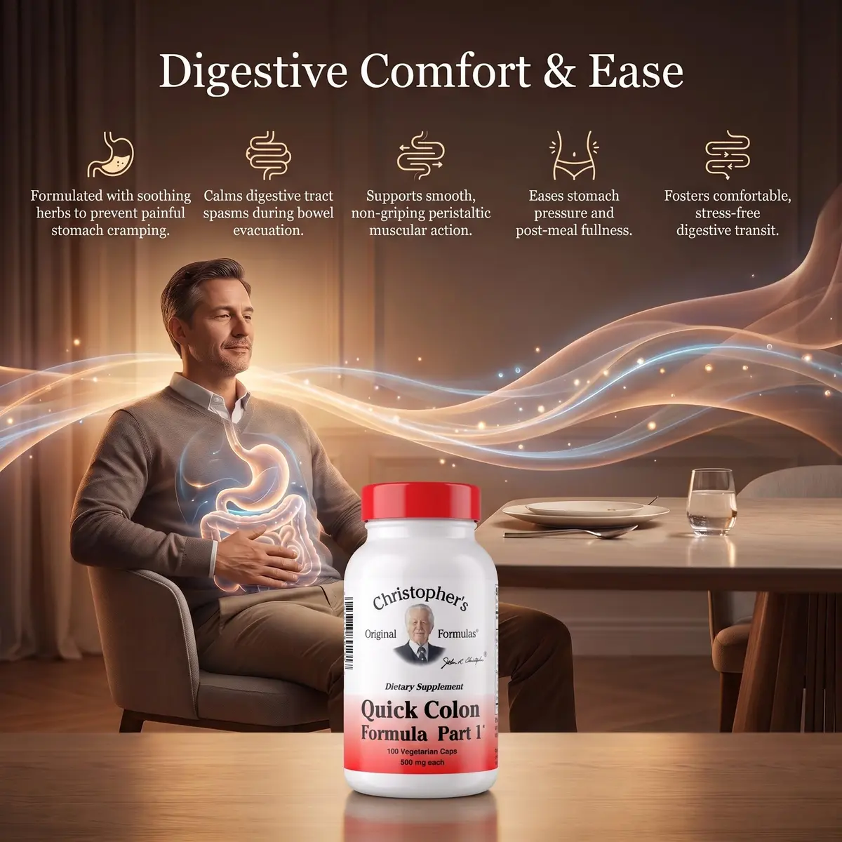 Christopher's Original Formulas Quick Colon Part 1 100 Veg Caps | Supports Digestive Wellness - view 7