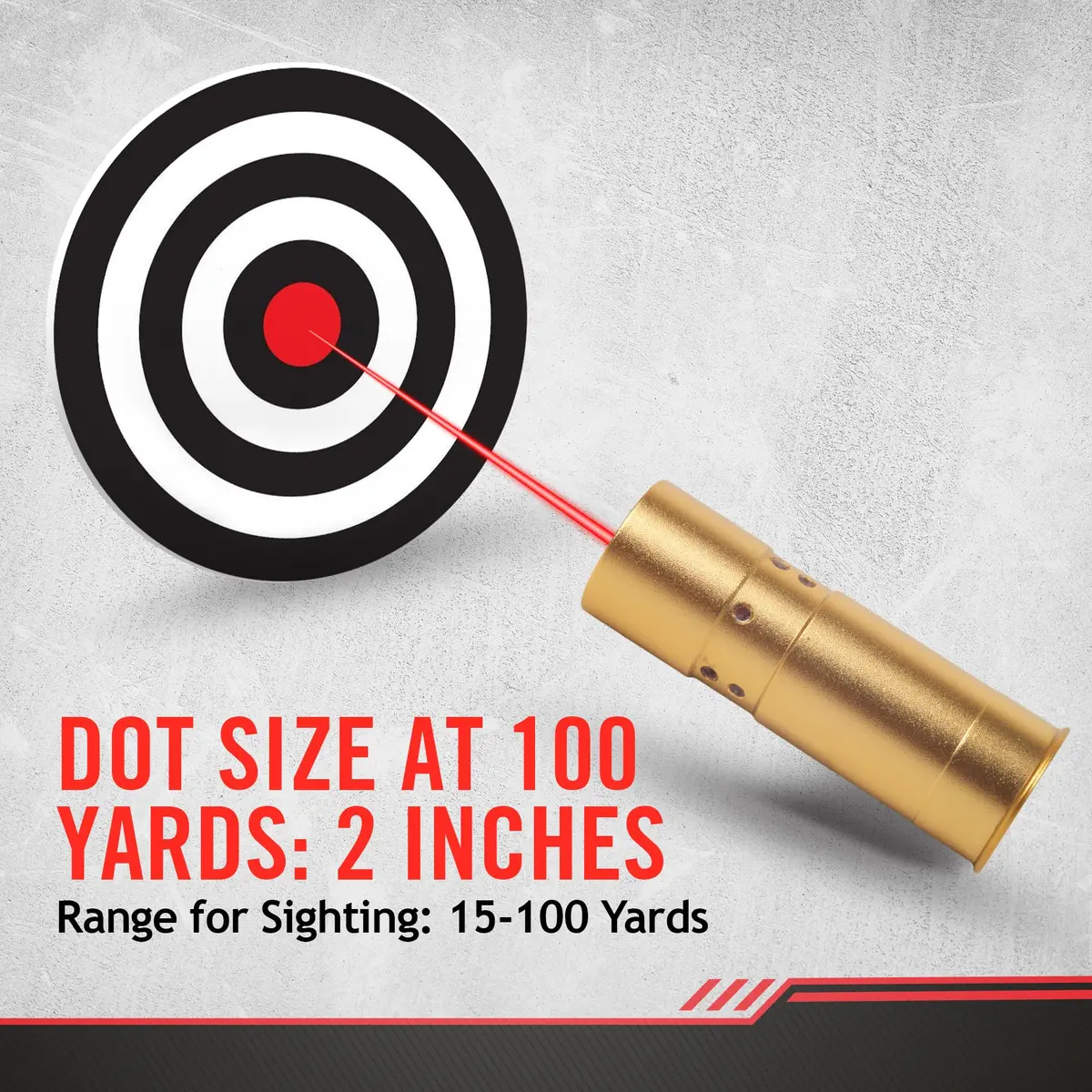 Sightmark 12Ga Boresight with Red Laser | Precision Shot Alignment for Shotgun (120 chars) - view 2