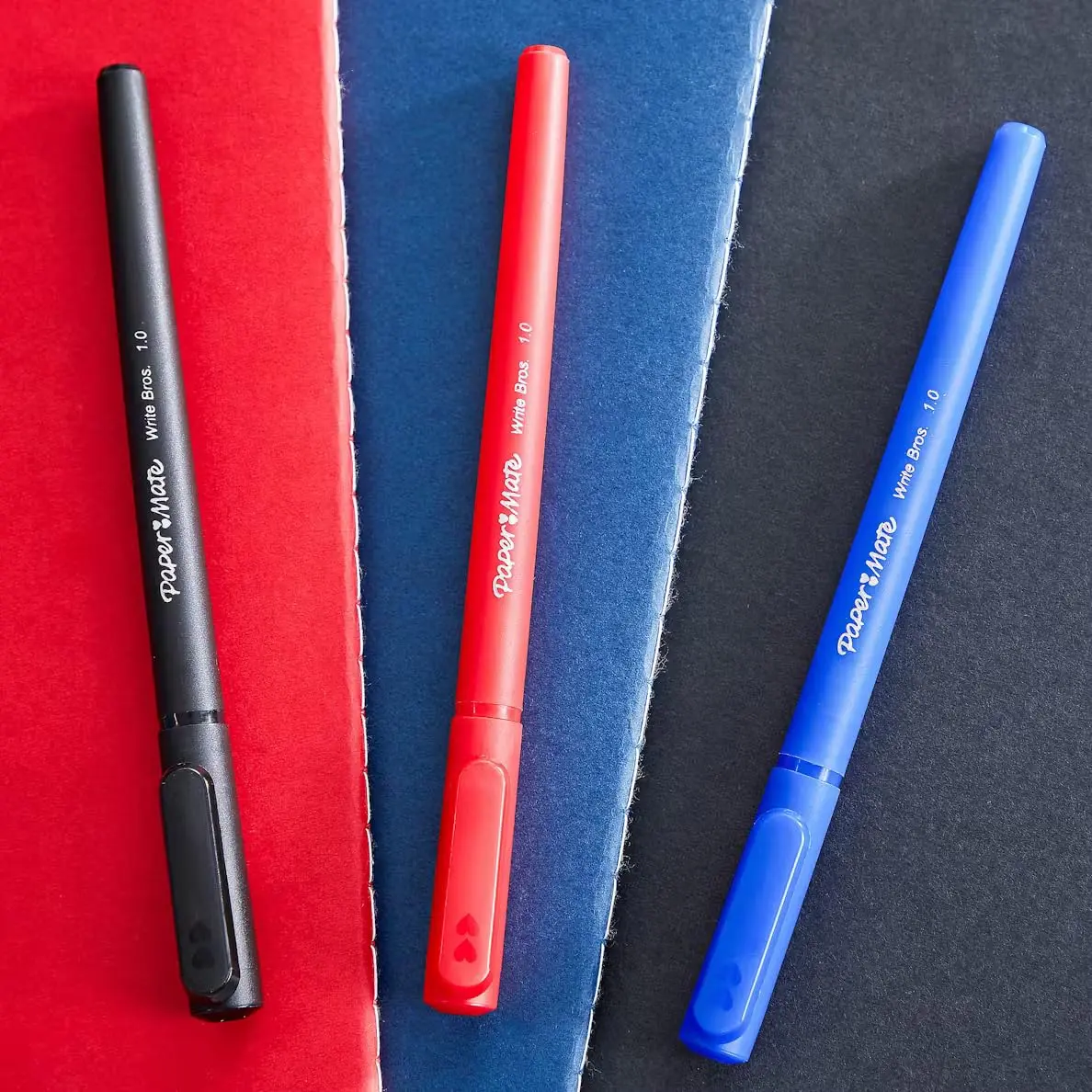 Paper Mate Write Bros Ballpoint Pens 10 Pack | Medium Point Black Ink Reliable Writing - view 6