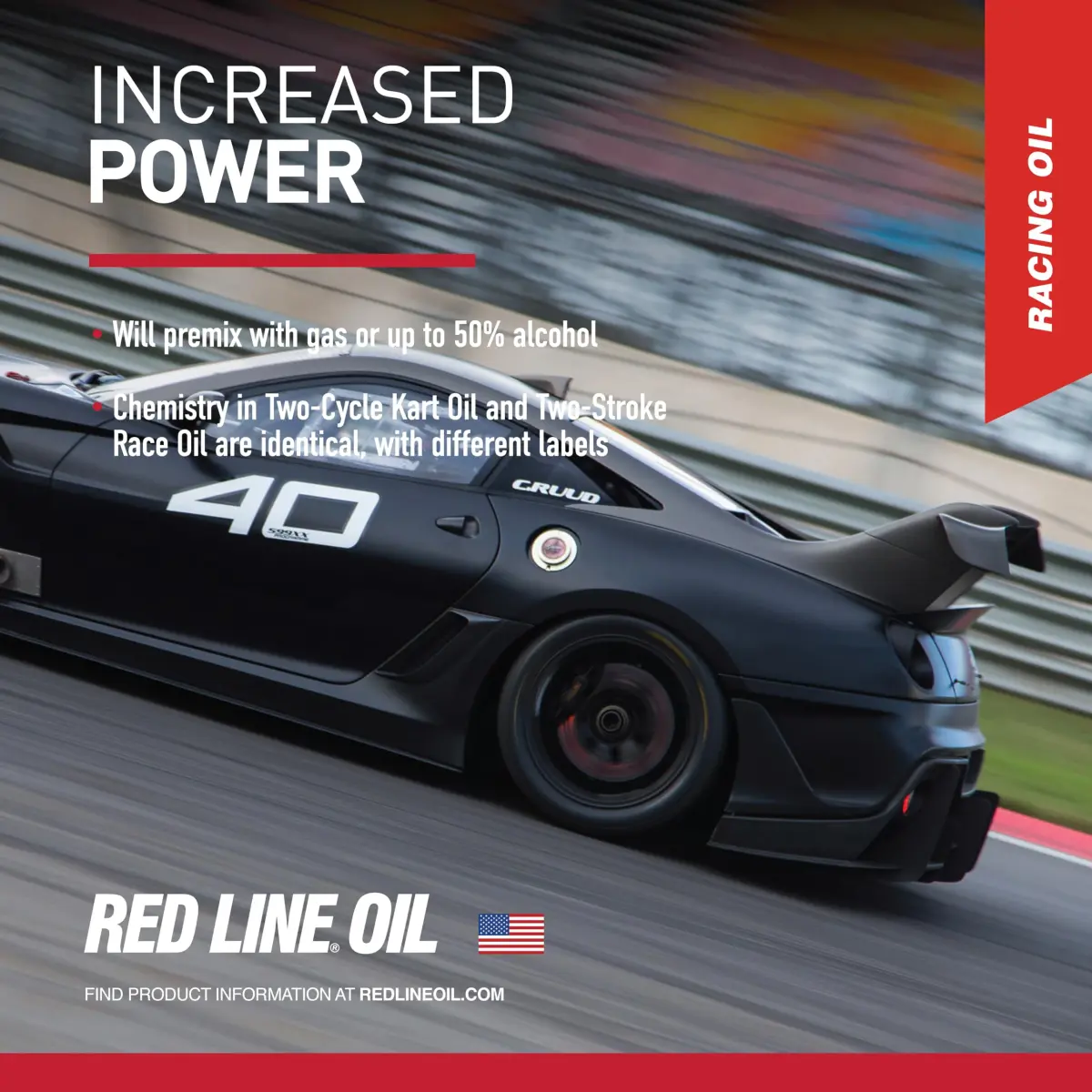 Red Line 40603 Two-Stroke Racing Synthetic Oil 16 Ounce (12 Pack) | High Performance Engine Lubricant - view 7