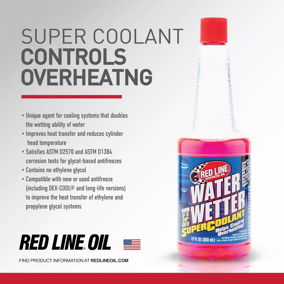 Red Line WaterWetter Super Coolant 12 oz (144 fl oz Total) | Reduces Engine Temps Up To 30°F - view 3