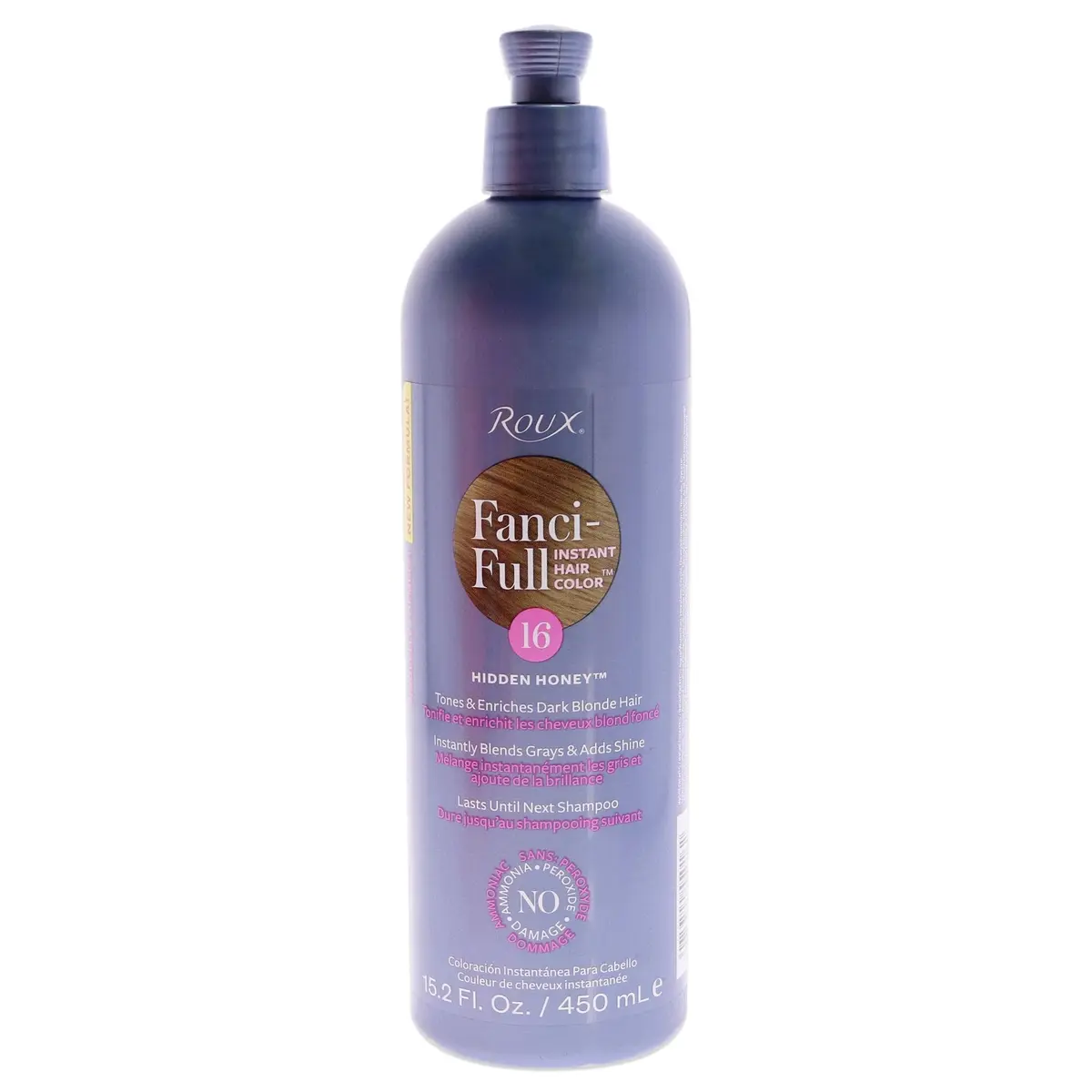 Roux Fanci-Full Rinse Hidden Honey 450ml (15.2 Fl Oz) | Temporary Hair Color Enhancer - main product image