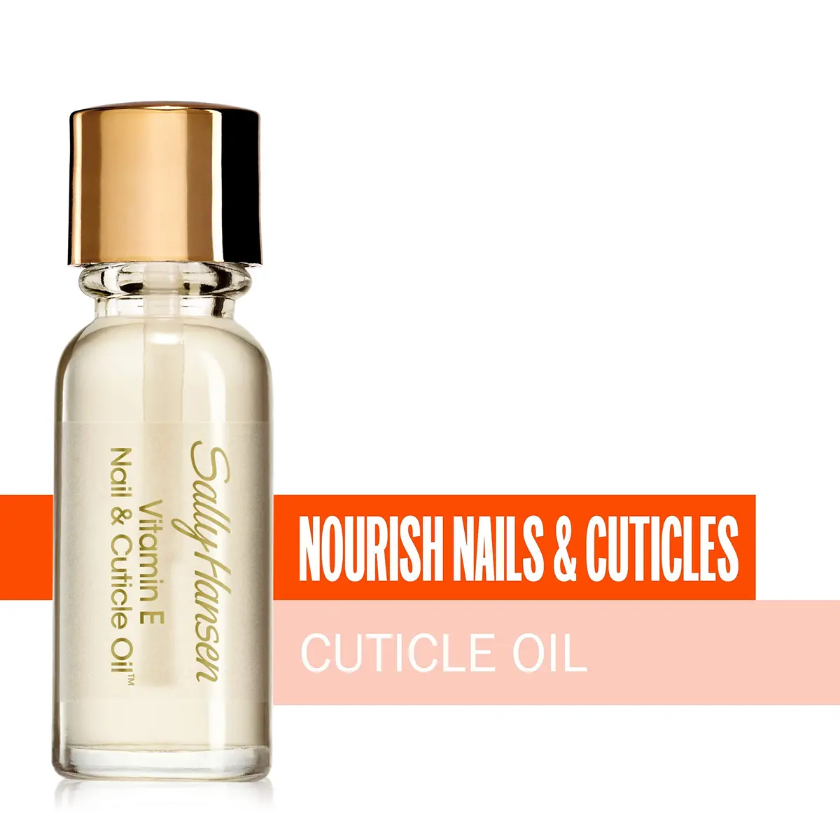Sally Hansen Vitamin E Nail and Cuticle Oil 13ml (0.45 Fl Oz) | Intense Moisturization for Healthy Nails - view 2