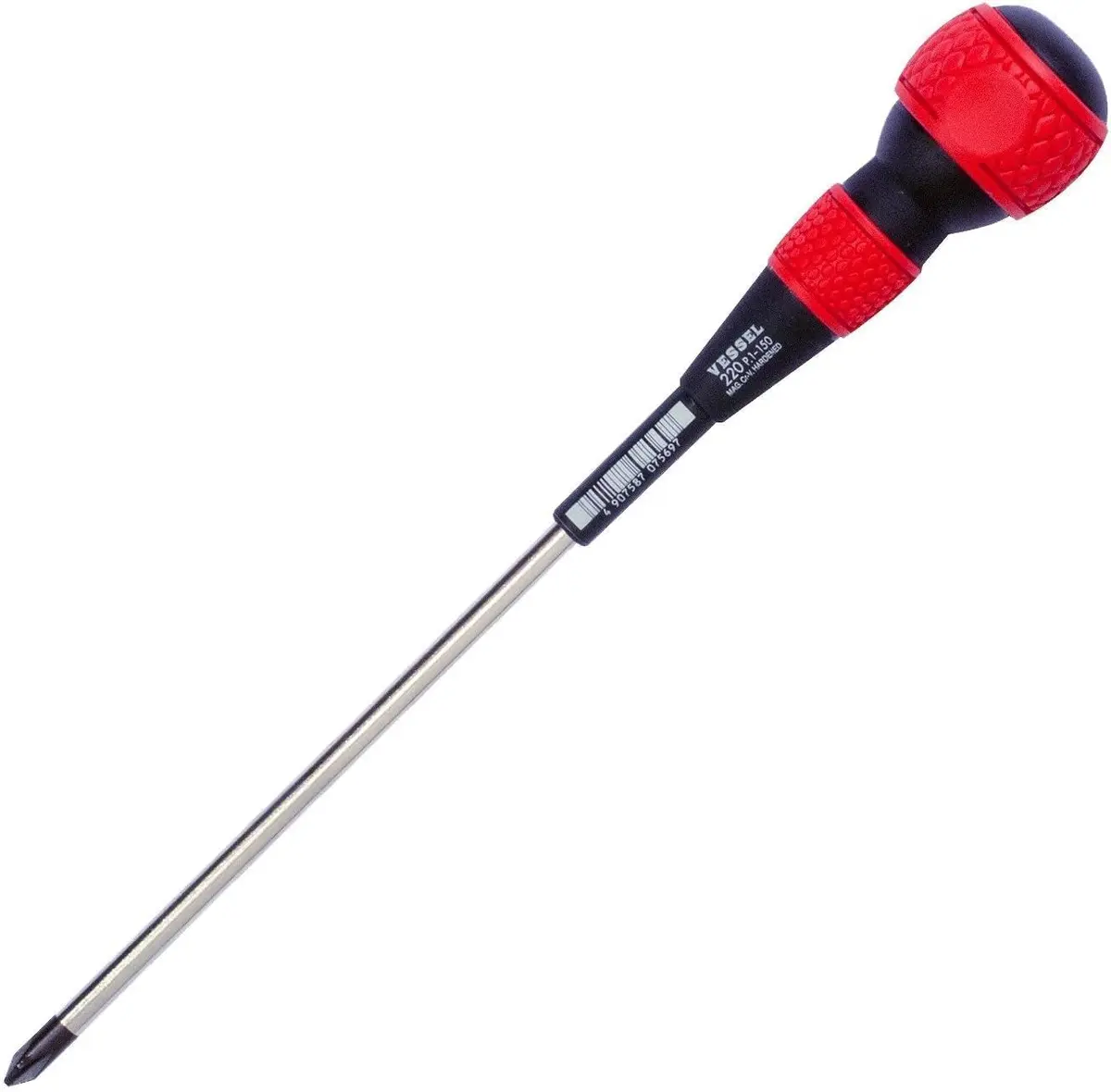 VESSEL Ball Grip Driver +2 x 150mm (6 inch) Magnetic Tip | Professional Power Distribution Tool - main product image