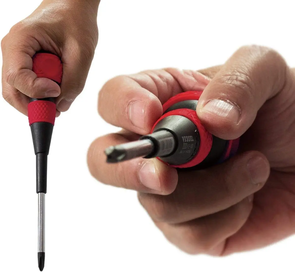 VESSEL Ball Grip Driver +2 x 150mm (6 inch) Magnetic Tip | Professional Power Distribution Tool - view 3