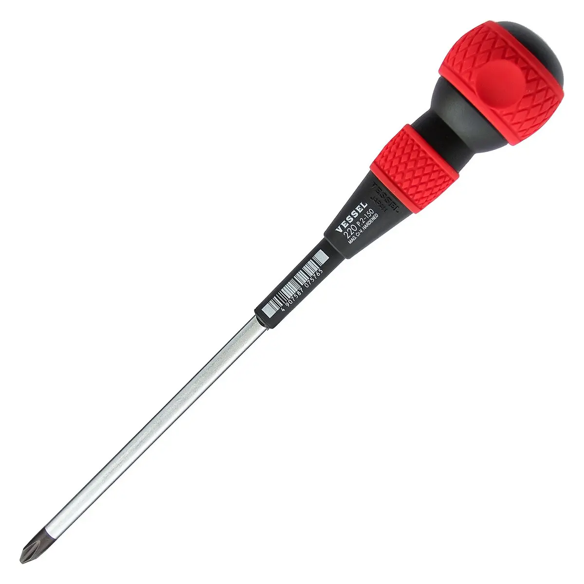 VESSEL Ball Grip Driver +2 x 150mm (6 inch) Magnetic Tip | Professional Power Distribution Tool - main product image