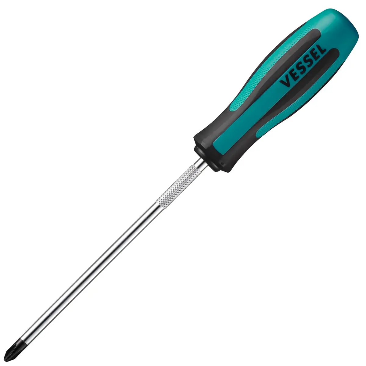VESSEL Megadora Normal Screwdriver +2 x 150mm (5.9 inch) | Magnetic Tip for Secure Screw Grip - main product image