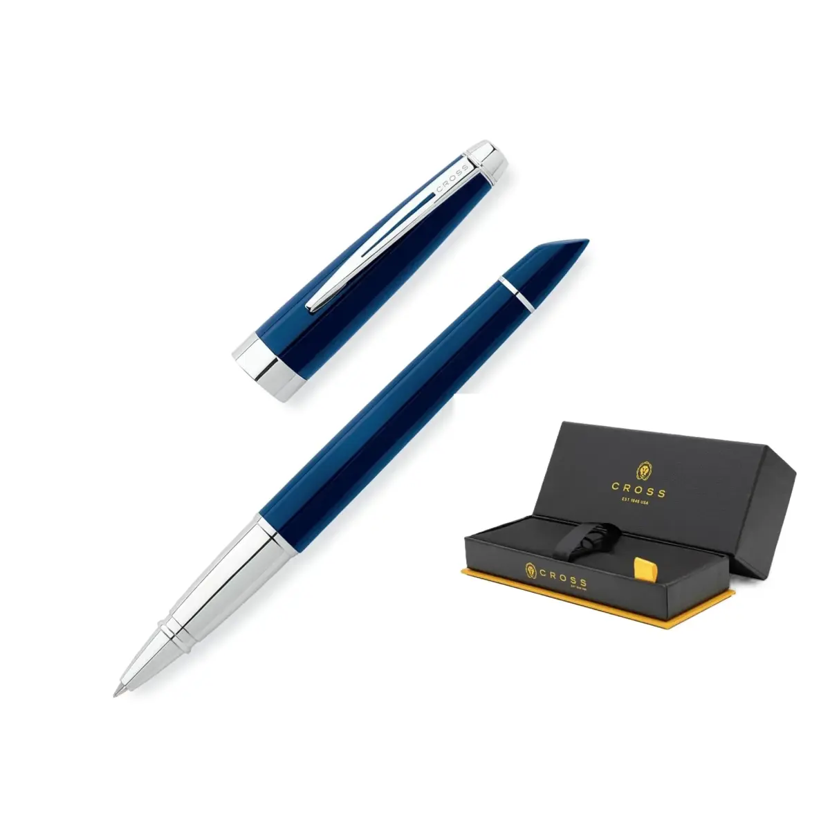 Cross Aventura Refillable Gel Ink Rollerball Pen, Medium Point 0.5mm, Starry Blue | Smooth Ink Flow for Students and Office - main product image
