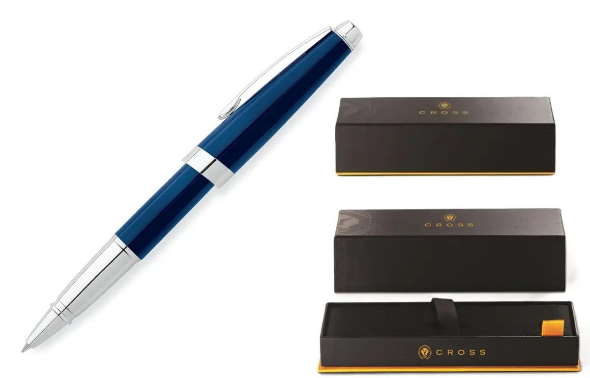Cross Aventura Refillable Gel Ink Rollerball Pen, Medium Point 0.5mm, Starry Blue | Smooth Ink Flow for Students and Office - view 2