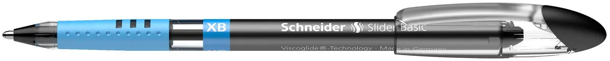 Schneider Slider Basic XB Ballpoint Pen 1.4mm Black Ink (10-Pack) | Smooth Viscoglide Ink Flow - view 8