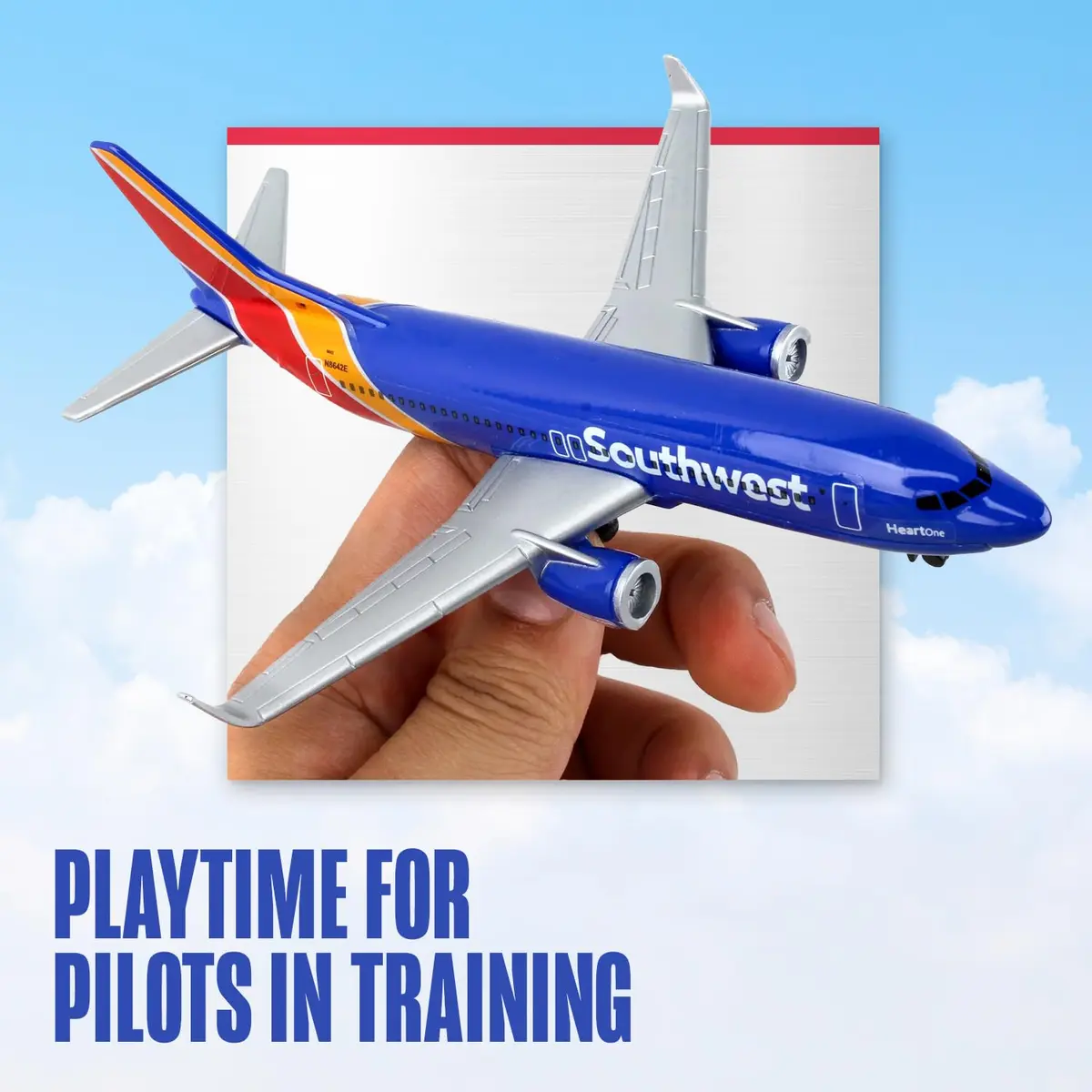 Daron Southwest Single Plane Die-cast Toy Model Airplane | Authentic Southwest Airline Replica for Kids & Collectors - view 4