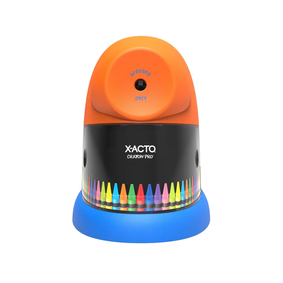 Elmer's Crayon Pro Electric Sharpener SafeStart 1 Count | Auto Peeling & Safety (112 words) - view 2