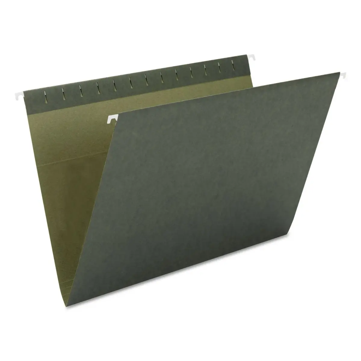 Smead Hanging File Folder, Letter Size, Standard Green, 25 per Box | Acid-Free Paper for Long-Term Storage - main product image