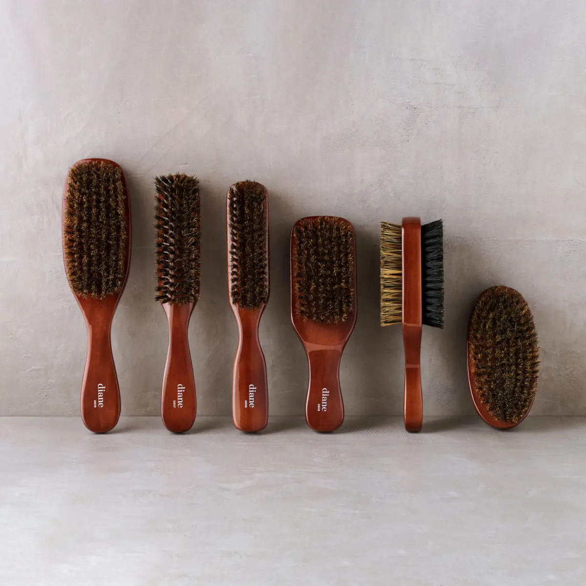 Diane 2-Sided Club Brush for Men, Thick & Coarse Hair, 7in (17.8cm) | 100% Boar Bristle for Waves & Shine - view 6