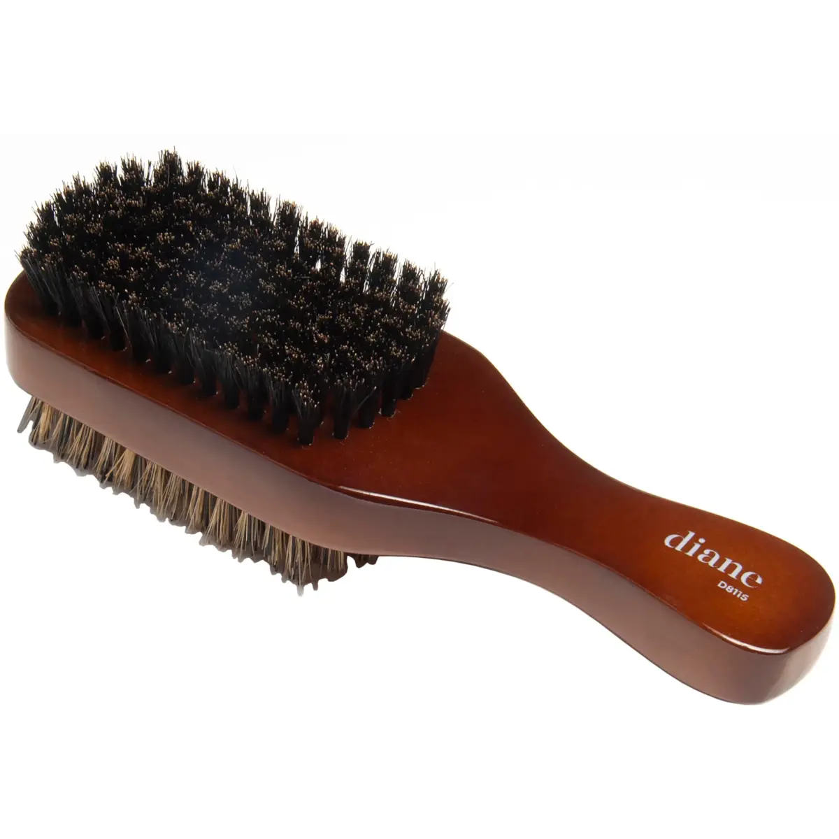 Diane 2-Sided Club Brush for Men, Thick & Coarse Hair, 7in (17.8cm) | 100% Boar Bristle for Waves & Shine - main product image