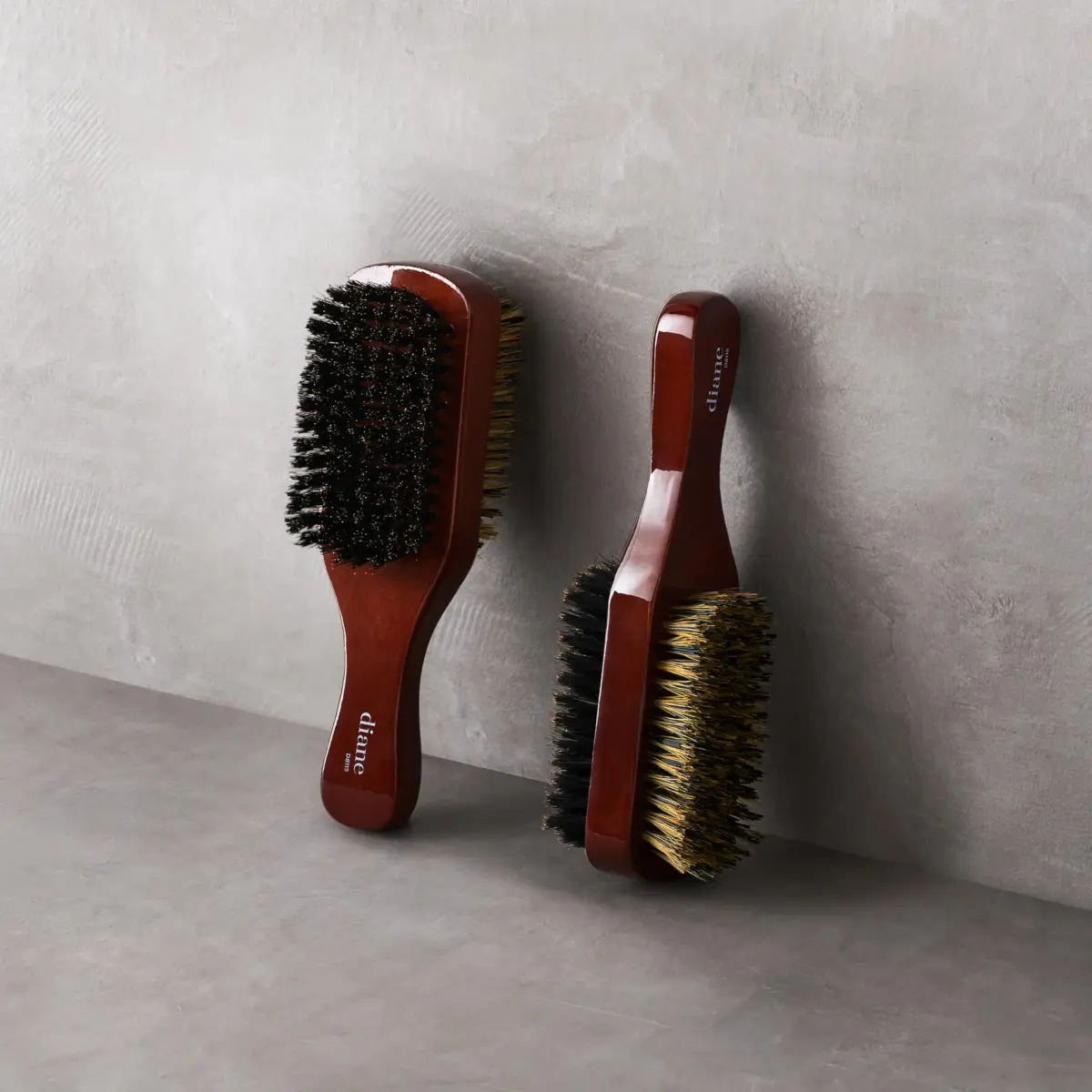 Diane 2-Sided Club Brush for Men, Thick & Coarse Hair, 7in (17.8cm) | 100% Boar Bristle for Waves & Shine - view 3
