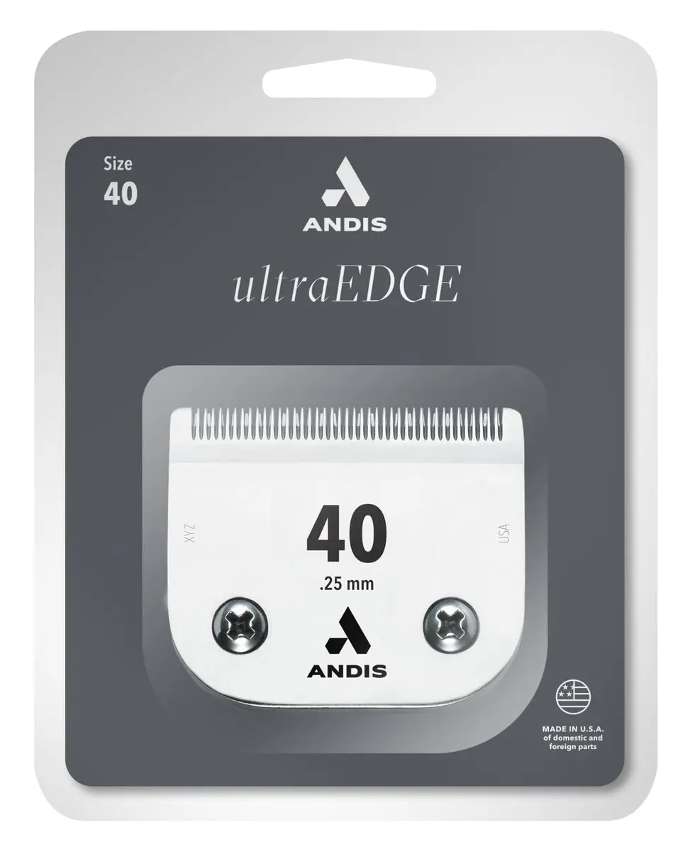 Andis 64076 UltraEdge Detachable Blade Size 40 1/100in Cut | Precision Grooming for Face, Feet, Ears - view 2