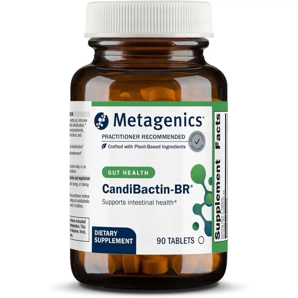 Metagenics CandiBactin-BR Berberine HCl 400 mg Gut Support, 90 Tablets | Gut Health & Detox Support - main product image