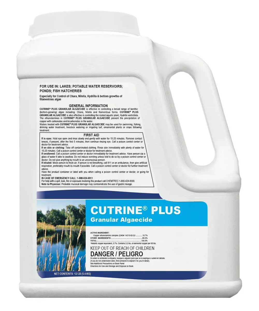 APPLIED BIOCHEMISTS Cutrine-Plus Granular Algaecide 12 lbs | Effective algae control for pools & ponds - main product image