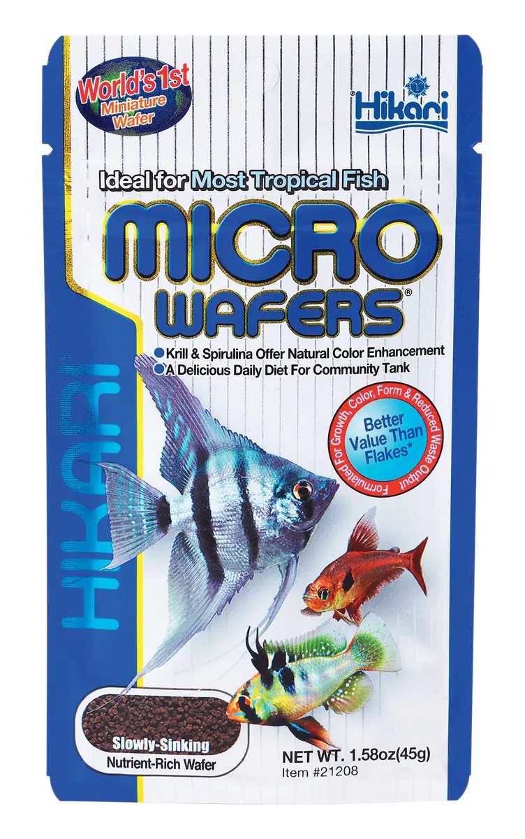 Hikari Micro Wafers Fish Food 1.58oz | Supports Vivid Colors & Growth - main product image