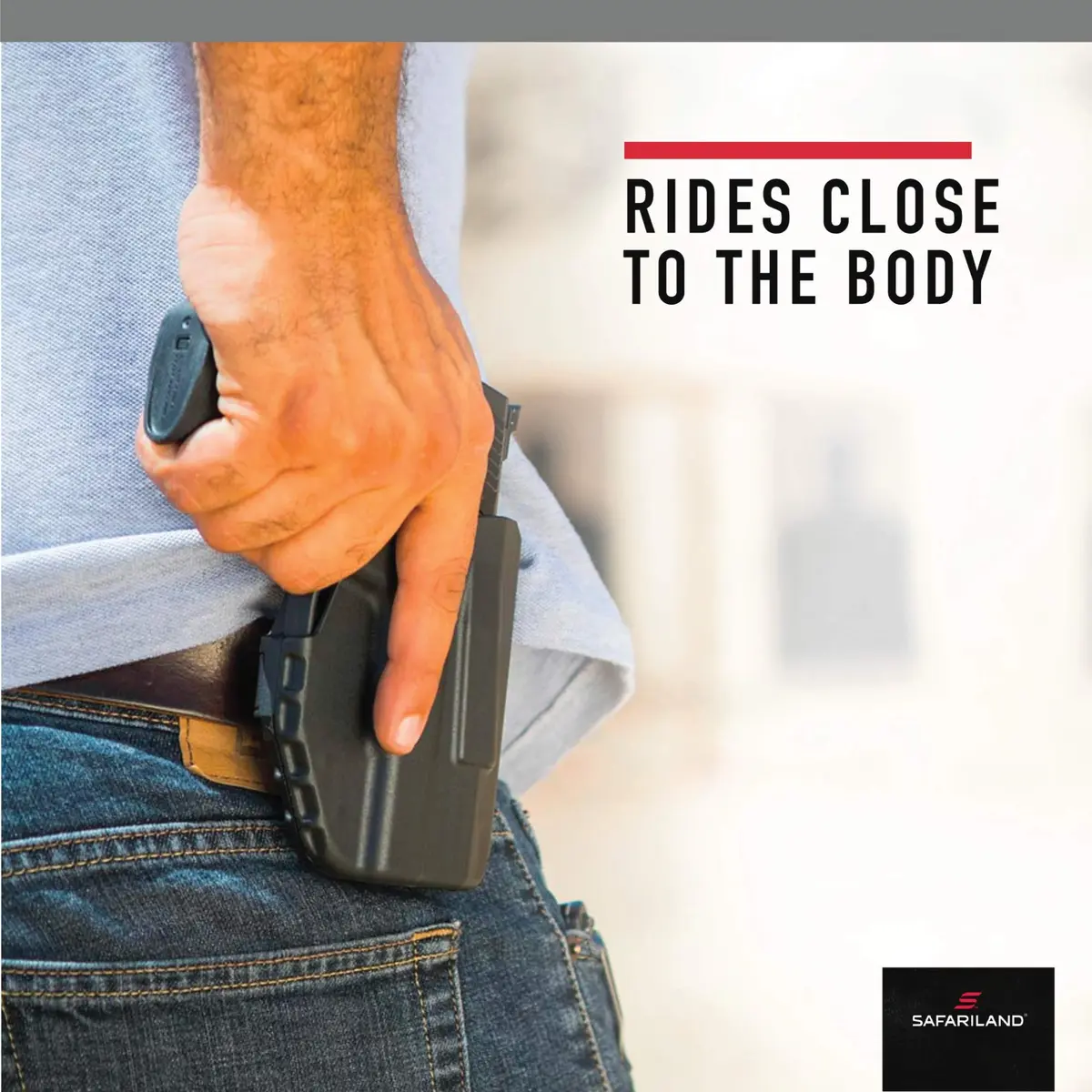 Safariland 6378 ALS Concealment Paddle & Belt Loop Holster | Fits Sig Sauer P229, Black, Right Hand - view 4
