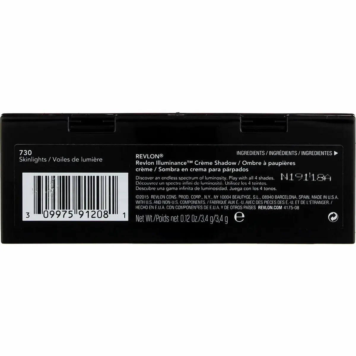 Revlon Illuminance Creme Eyeshadow Palette Skinlights 0.12 oz (3.4g) | Blendable Longwear Color - view 2