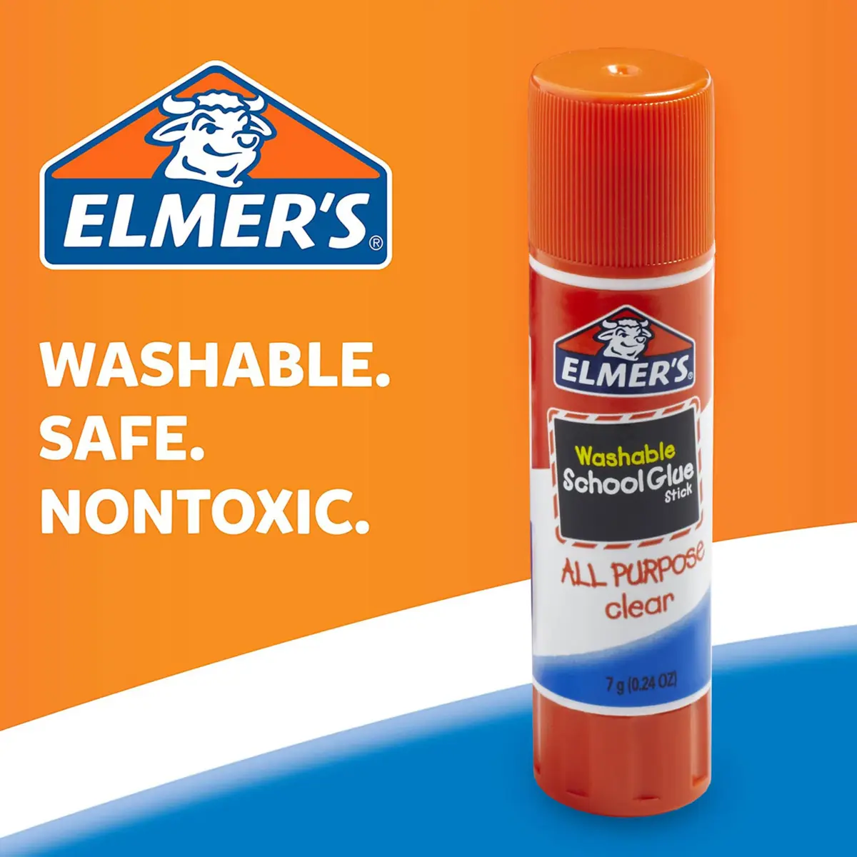Elmer's All Purpose Glue Sticks, Washable & Non-Toxic, Clear, 22g, 12 Pack | Safe, Easy & Versatile for Crafts & School - view 2