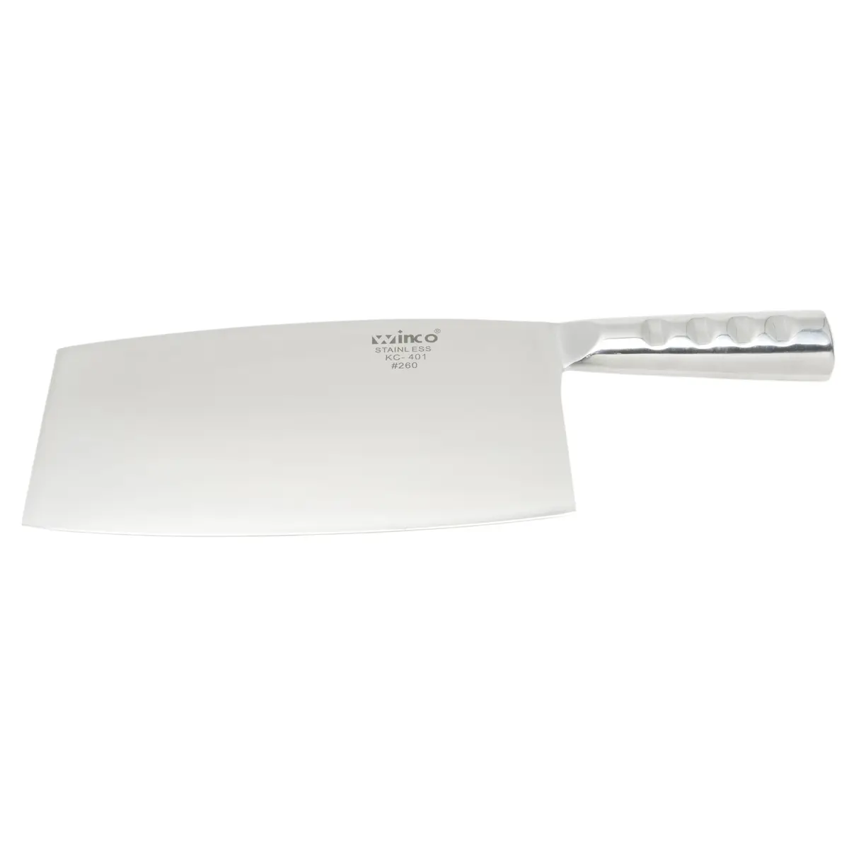 Winco Chinese Cleaver 21.1 cm (8.3") Stainless Steel Blade | NSF Certified Professional Kitchen Knife - main product image