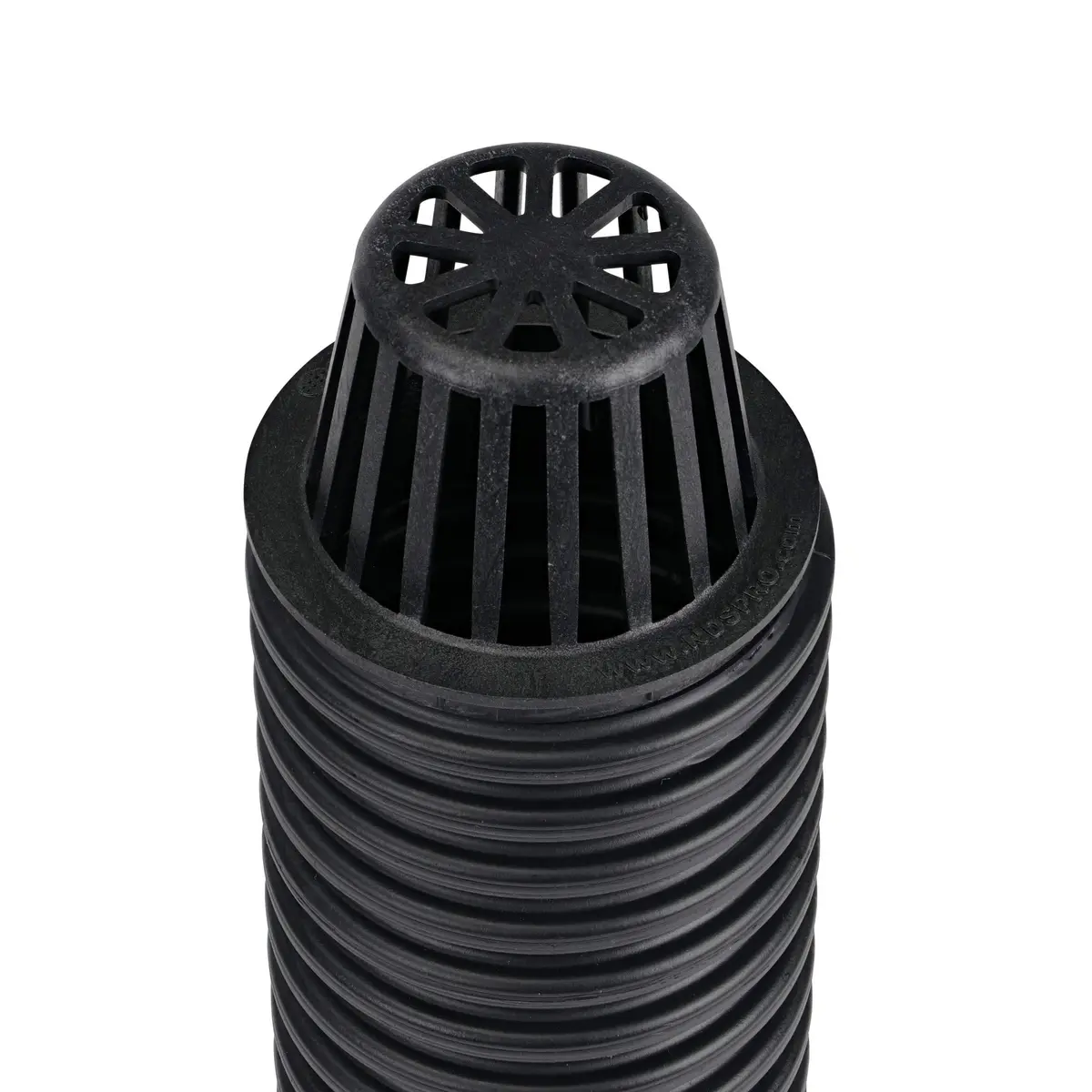 NDS 78A* 4-Inch Round Atrium Drain Grate Cover | 66 GPM Flow, Black, UV Resistant - view 3