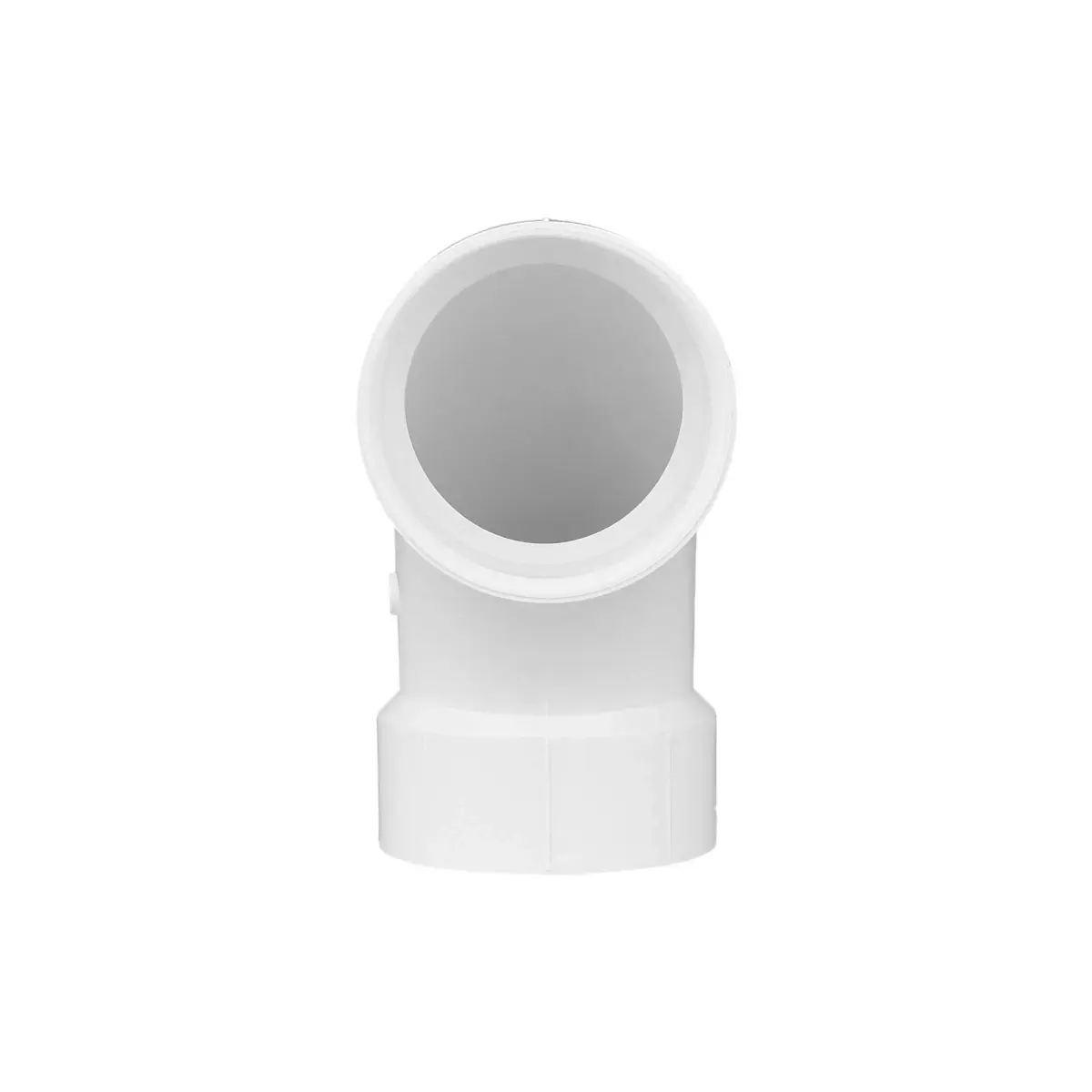 Charlotte Pipe 3" Long Sweep PVC DWV Pipe Fitting - 1/4" Bend, Schedule 40, White | Non-Pressure Drain, Waste, Vent - view 2