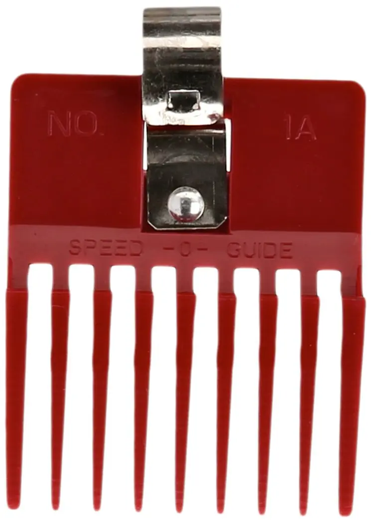 Speed O Guide No 1a Clipper Red | Hair Cutting Tool with Smooth Teeth Edges - view 2