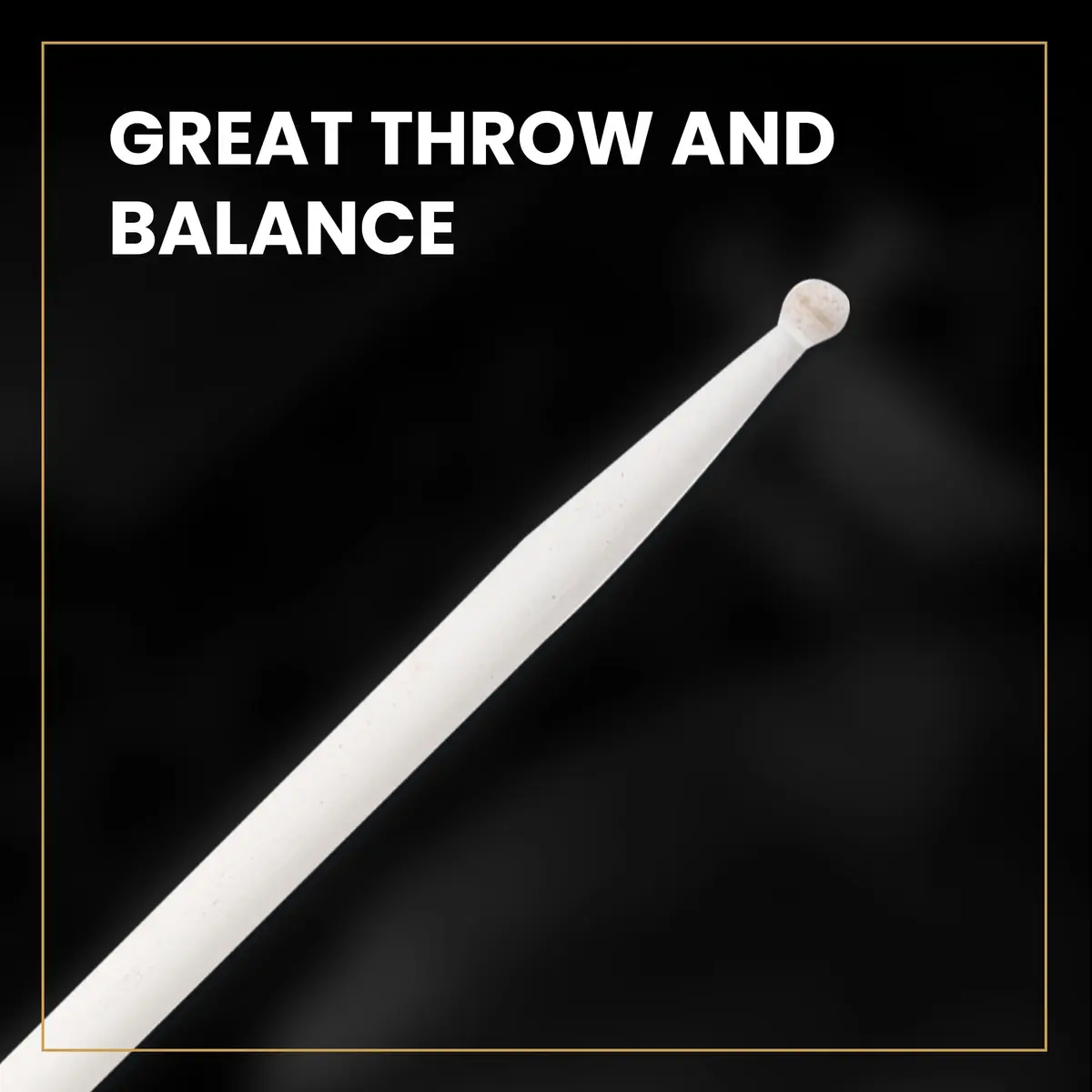 Zildjian Travis Barker Artist Series Drumsticks | Hickory Wood, Round Tip, White Finish - view 5
