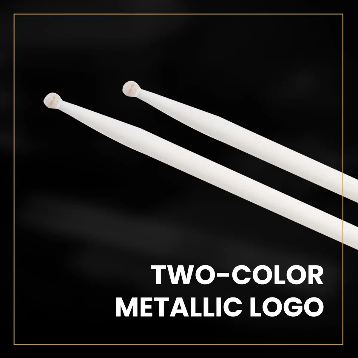 Zildjian Travis Barker Artist Series Drumsticks | Hickory Wood, Round Tip, White Finish - view 3