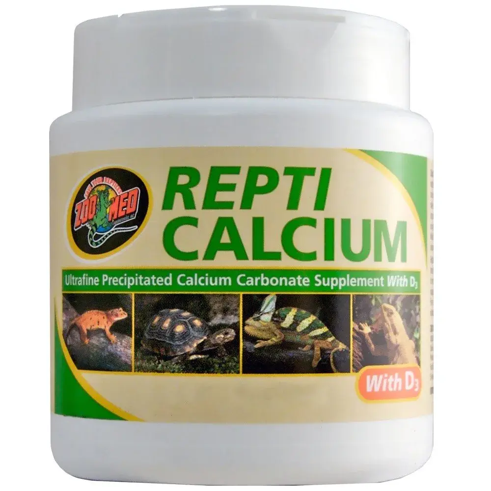 Zoo Med Repti Calcium with D3 Powder 48 oz (1.36 kg) | Ultra Fine Calcium Carbonate Supplement - main product image