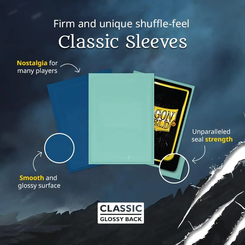 Dragon Shield Standard Size Card Classic Sleeves 100 CT | Smooth & Tough Premium TCG Sleeves for Pokemon, Flesh & Blood, Magic - view 4