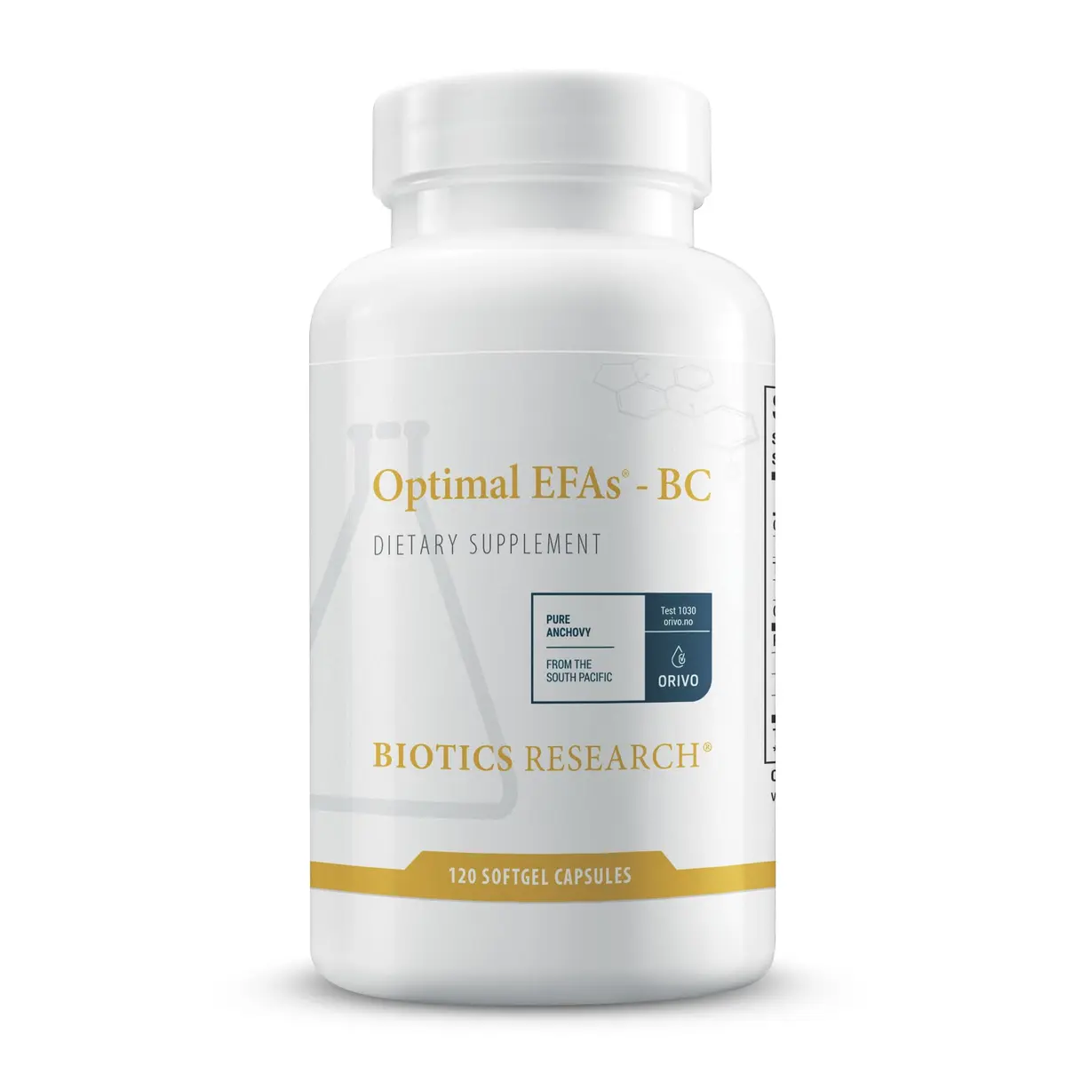 BIOTICS RESEARCH Optimal EFAs-BC, Triple Omega 3 6 9 Fatty Acids 120 Softgels | Heart, Brain & Joint Support - main product image
